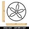 Sand Dollar Sea Urchin Ocean Beach Outline Rubber Stamp for Stamping Crafting Planners
